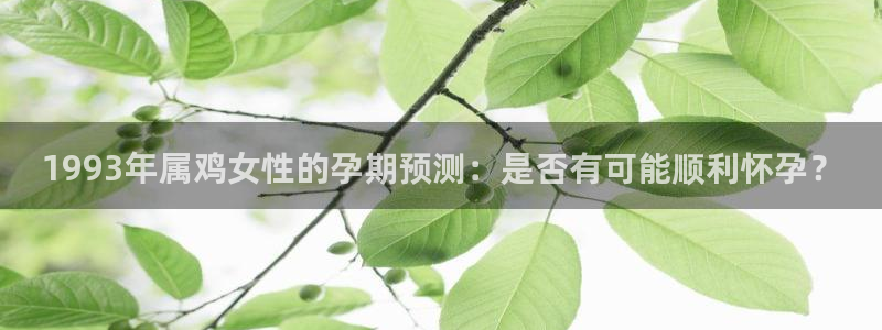 今年会体育f开号：1993年属鸡女性的孕期预测：是否有可能顺利怀孕？