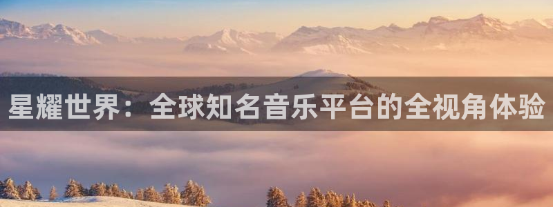 今年会体育官网注册：星耀世界：全球知名音乐平台的全视角体验