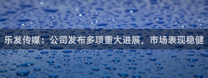 今年会平台注册：乐发传媒：公司发布多项重大进展，市场表现稳健